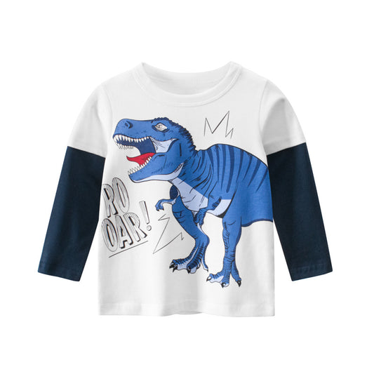 Boys' base shirt, children's long-sleeved T-shirt, perfect for everyday wear