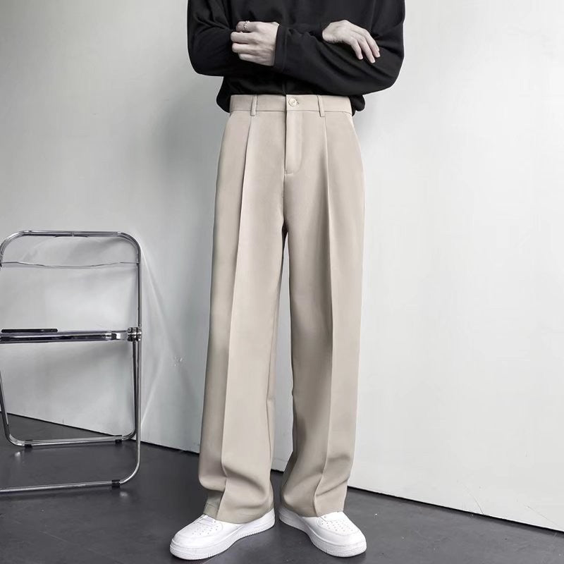 Men's formal trousers, baggy fit, stylish and comfortable for everyday wear