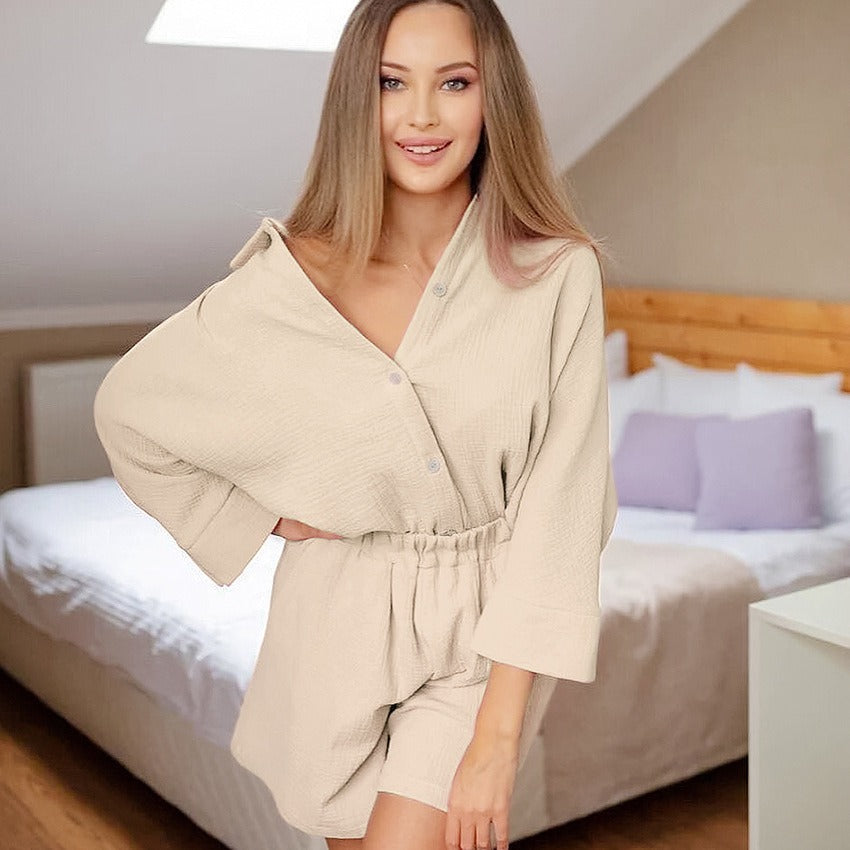 Soft cotton pajamas sets for women, stylish and comfortable