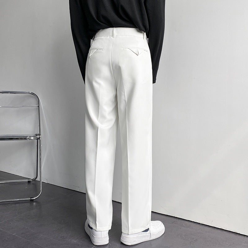 Men's formal trousers, baggy fit, stylish and comfortable for everyday wear