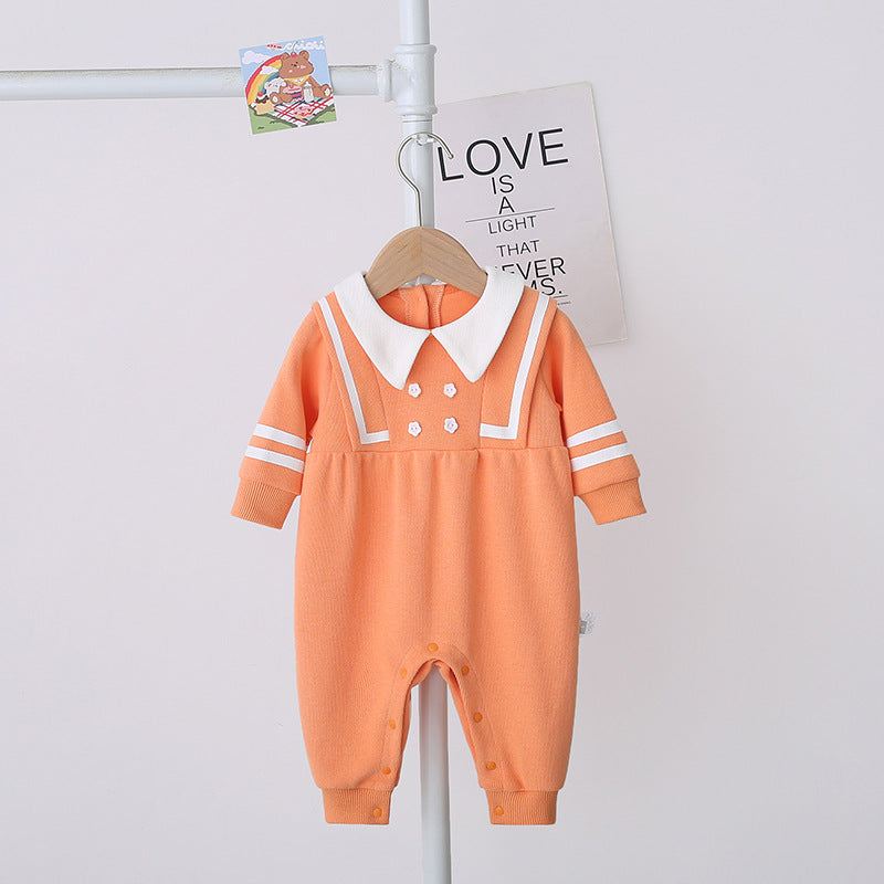 Baby Girl Autumn Romper - Long Sleeve One-Piece