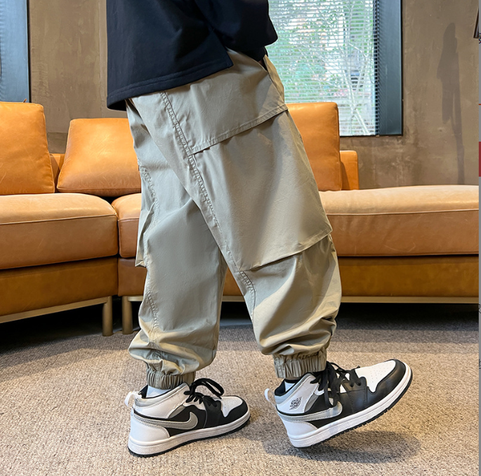 Boy's Labor Sports Pants for Spring and Casual Wear