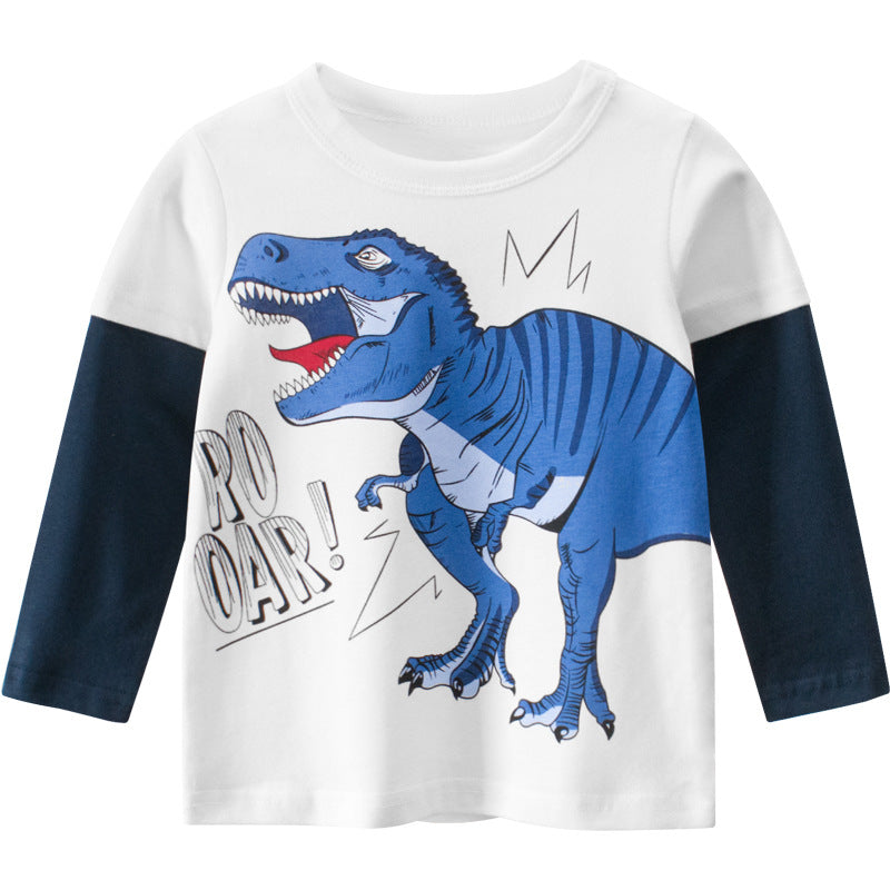 Boys' base shirt, children's long-sleeved T-shirt, perfect for everyday wear