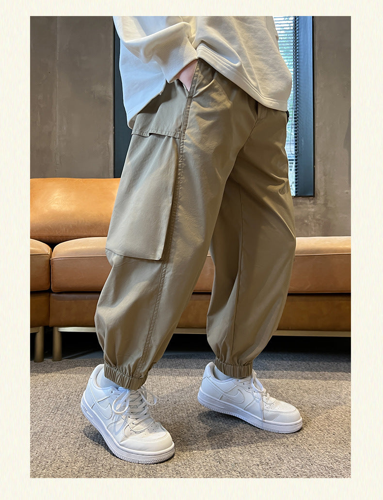 Boy's Labor Sports Pants for Spring and Casual Wear