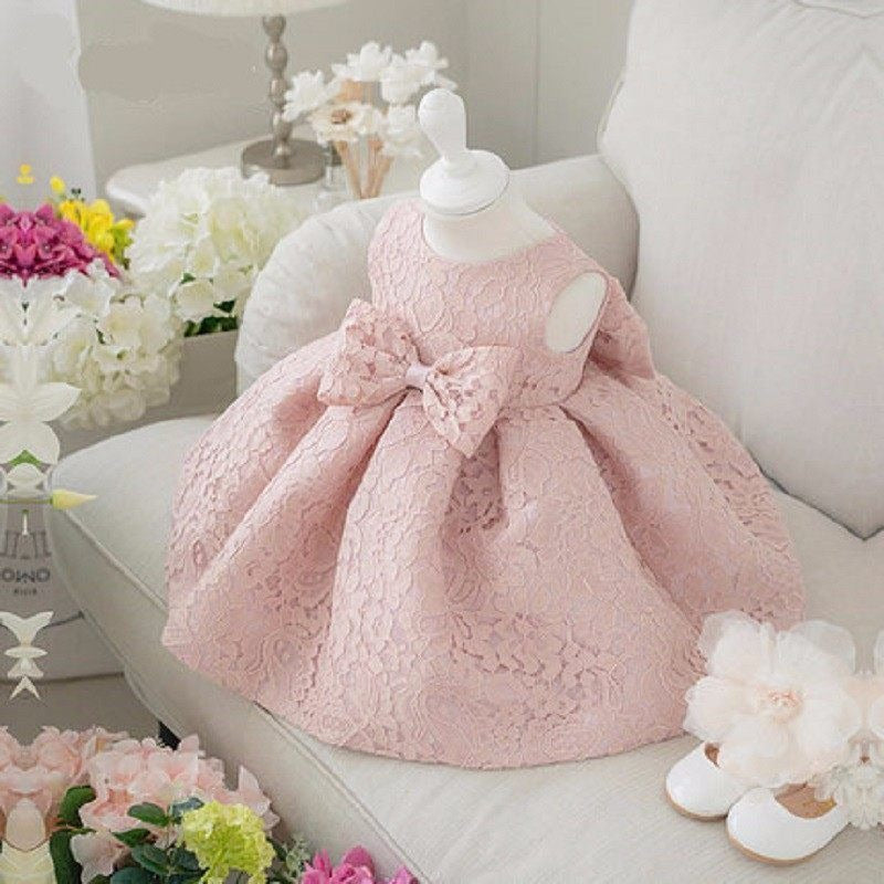 Adorable one-year-old baby girl princess dress, perfect for little royals.